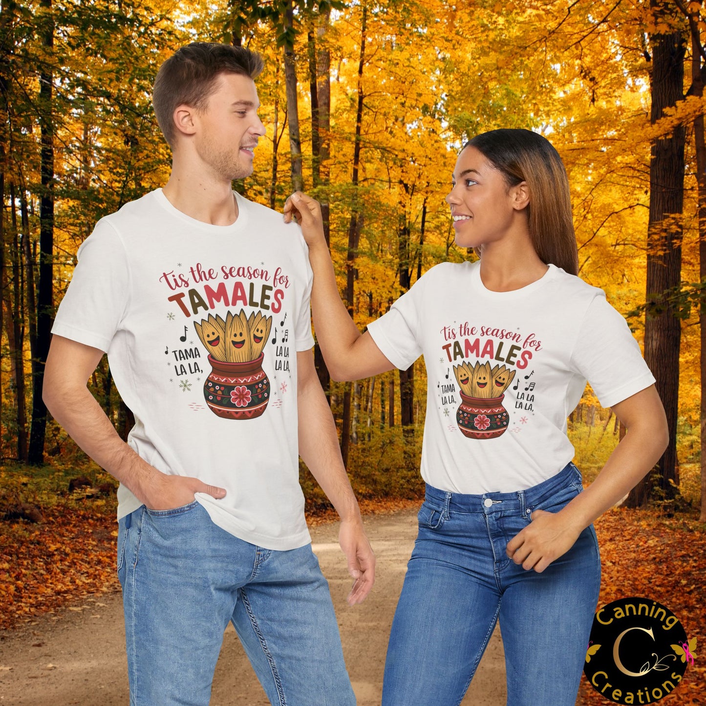 Tis the Season for Tamales: Unisex Jersey Short Sleeve Tee