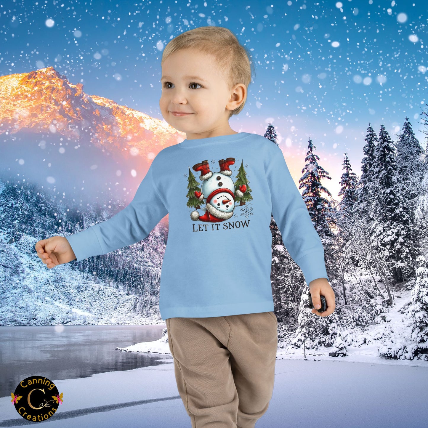 Let it Snow: Toddler Long Sleeve Tee