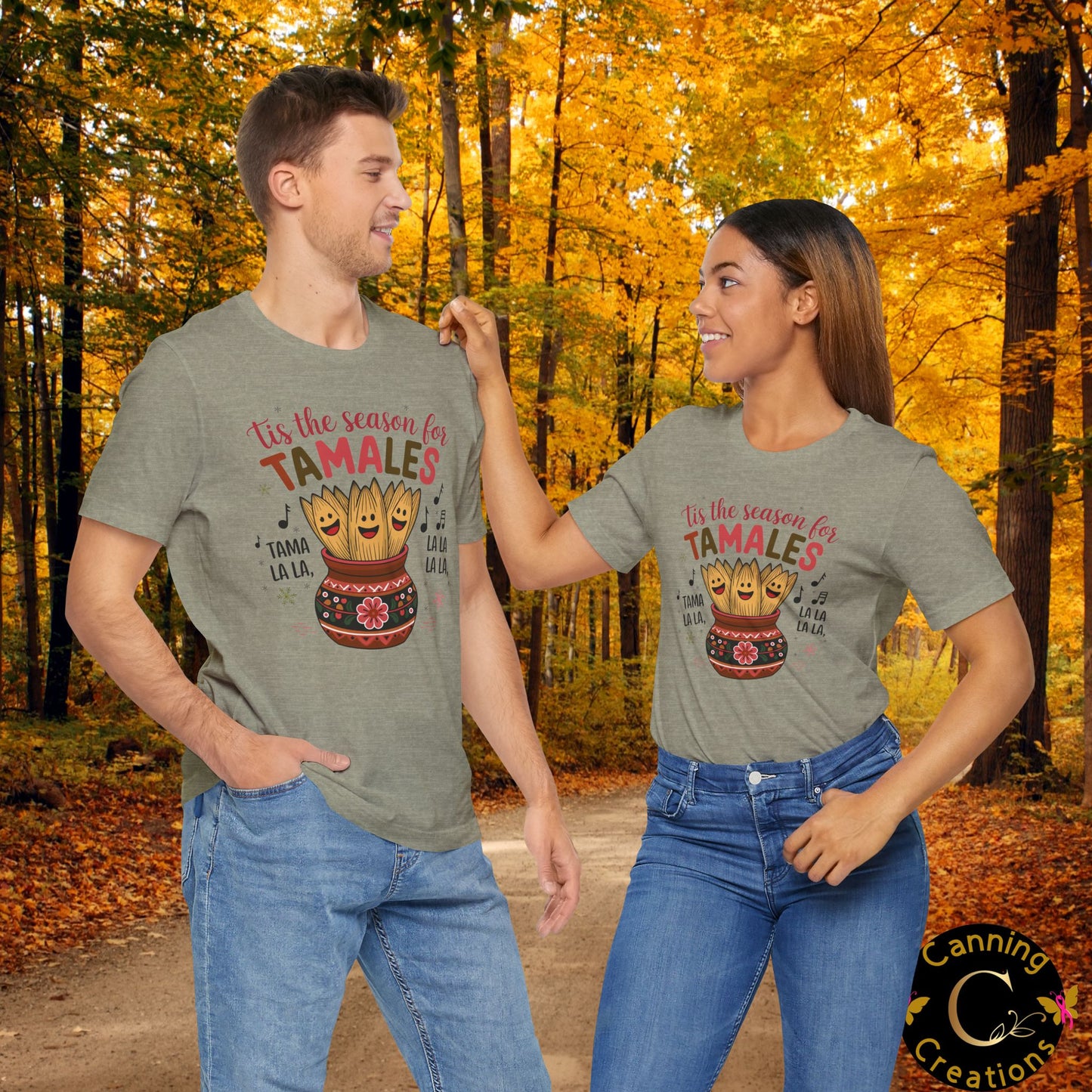 Tis the Season for Tamales: Unisex Jersey Short Sleeve Tee