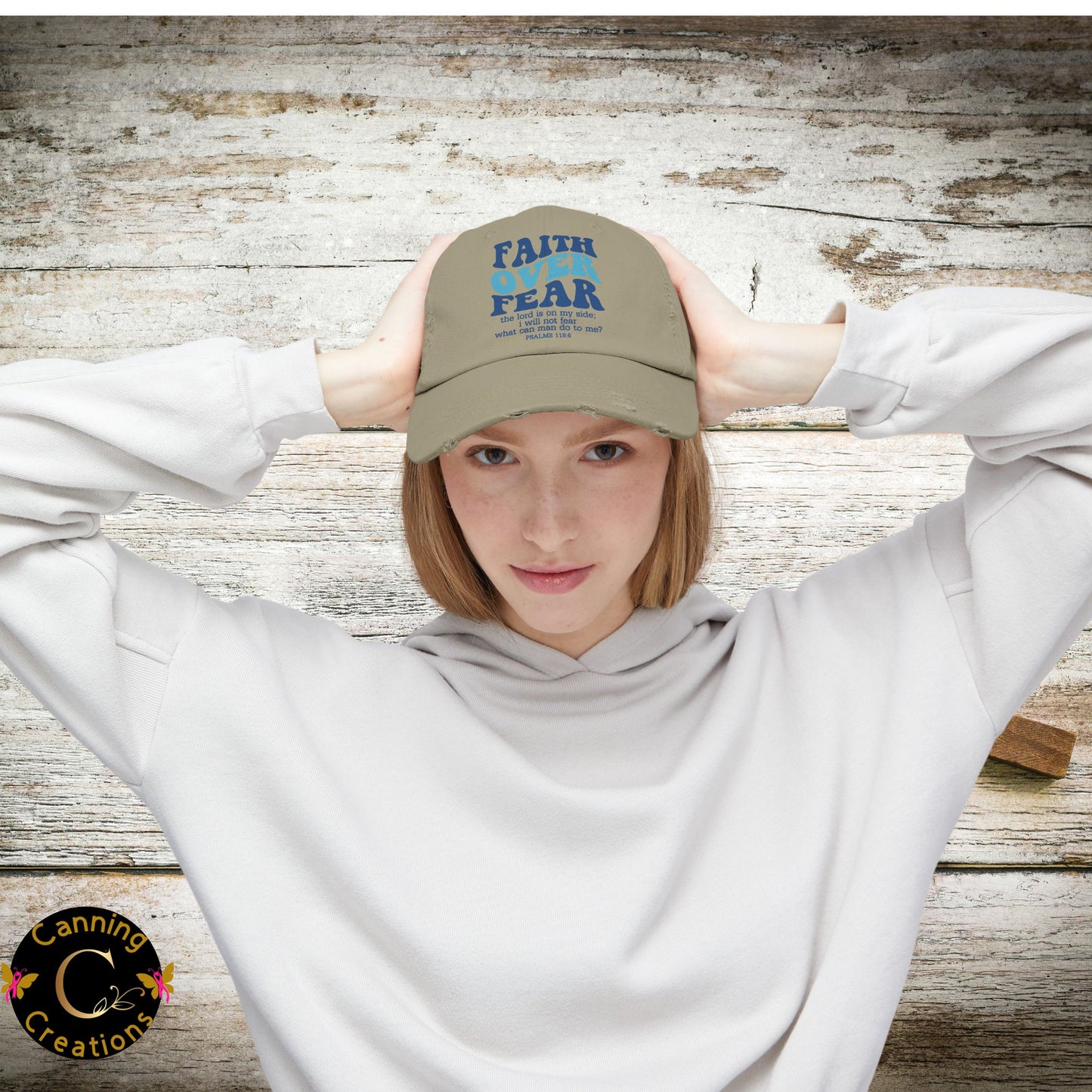 Distressed Cap - Faith over Fear