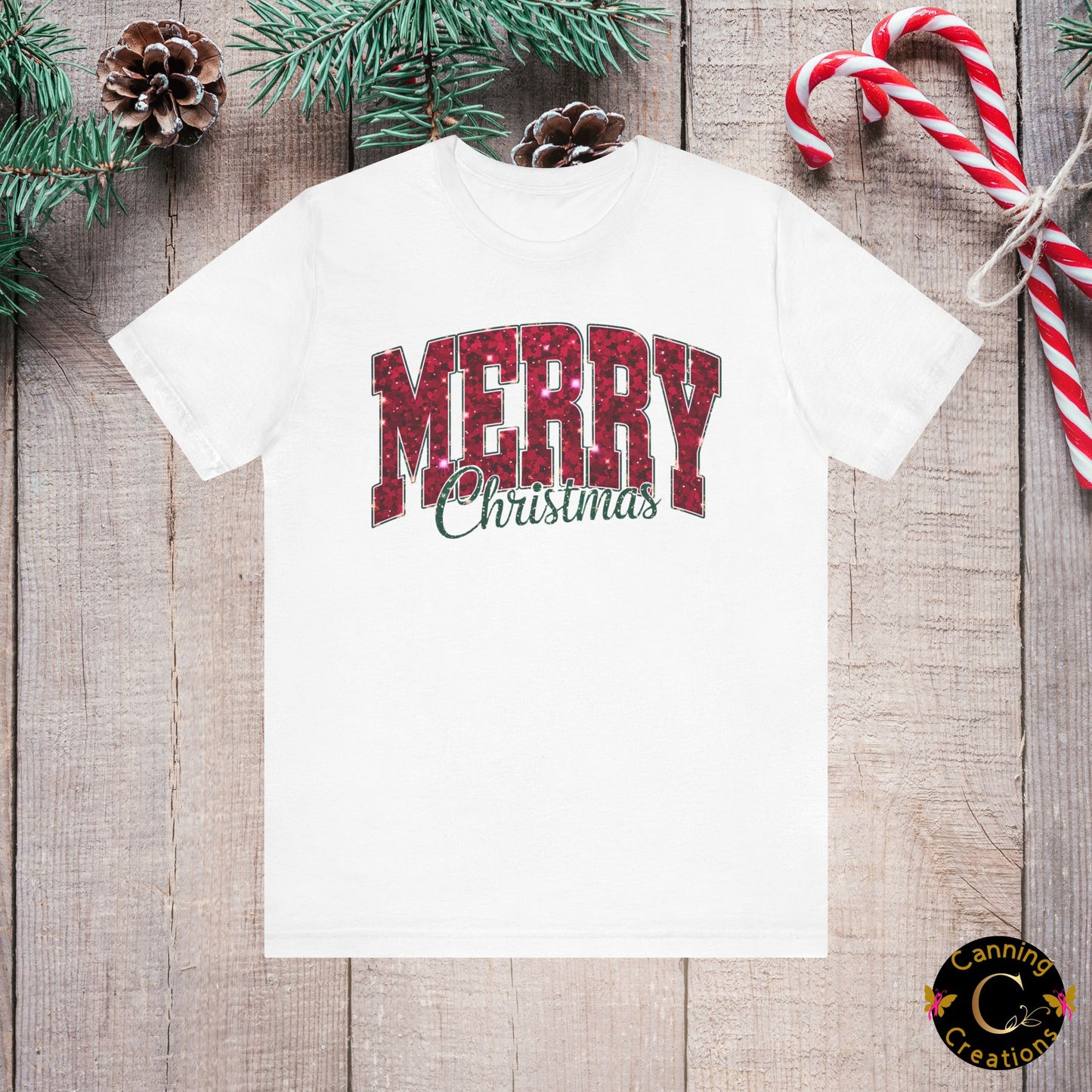 MERRY CHRISTMAS, Unisex Jersey Short Sleeve Tee