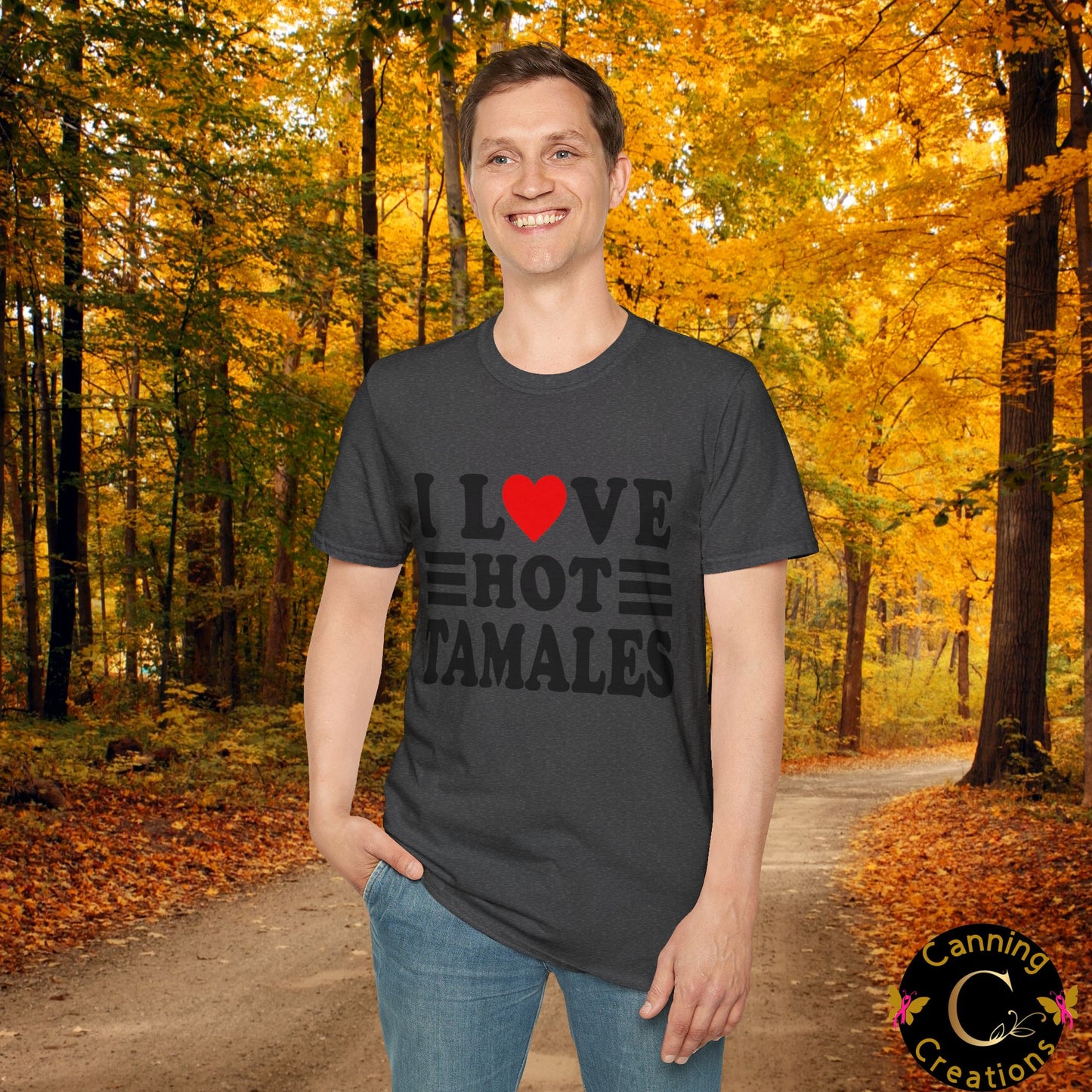 I Love Hot Tamales: Unisex Softstyle T-Shirt