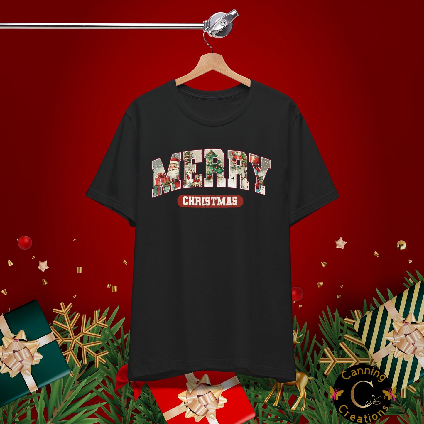 MERRY CHRISTMAS, Unisex Jersey Short Sleeve Tee