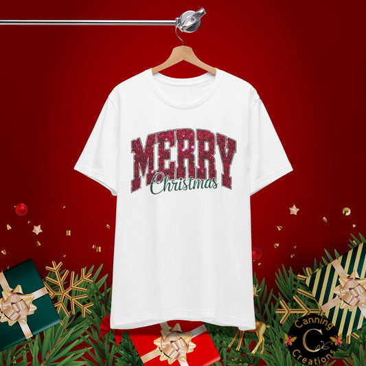 MERRY CHRISTMAS, Unisex Jersey Short Sleeve Tee