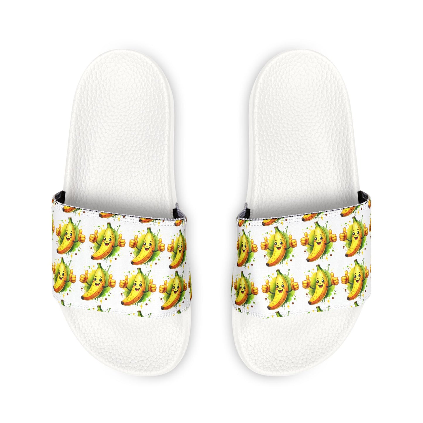 Youth Removable-Strap SandalsShoes - Fun & Sporty Footwear Banana with Thumbs up Design -