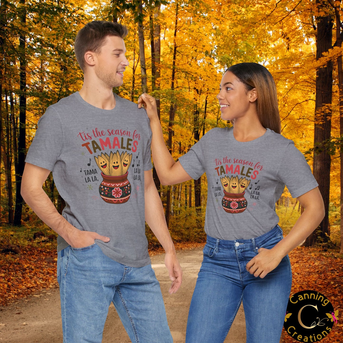 Tis the Season for Tamales: Unisex Jersey Short Sleeve Tee
