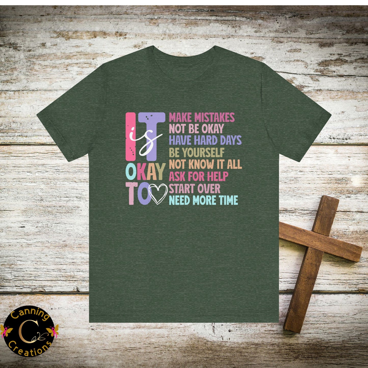 IT IS OK TO: Unisex Jersey Short Sleeve Tee