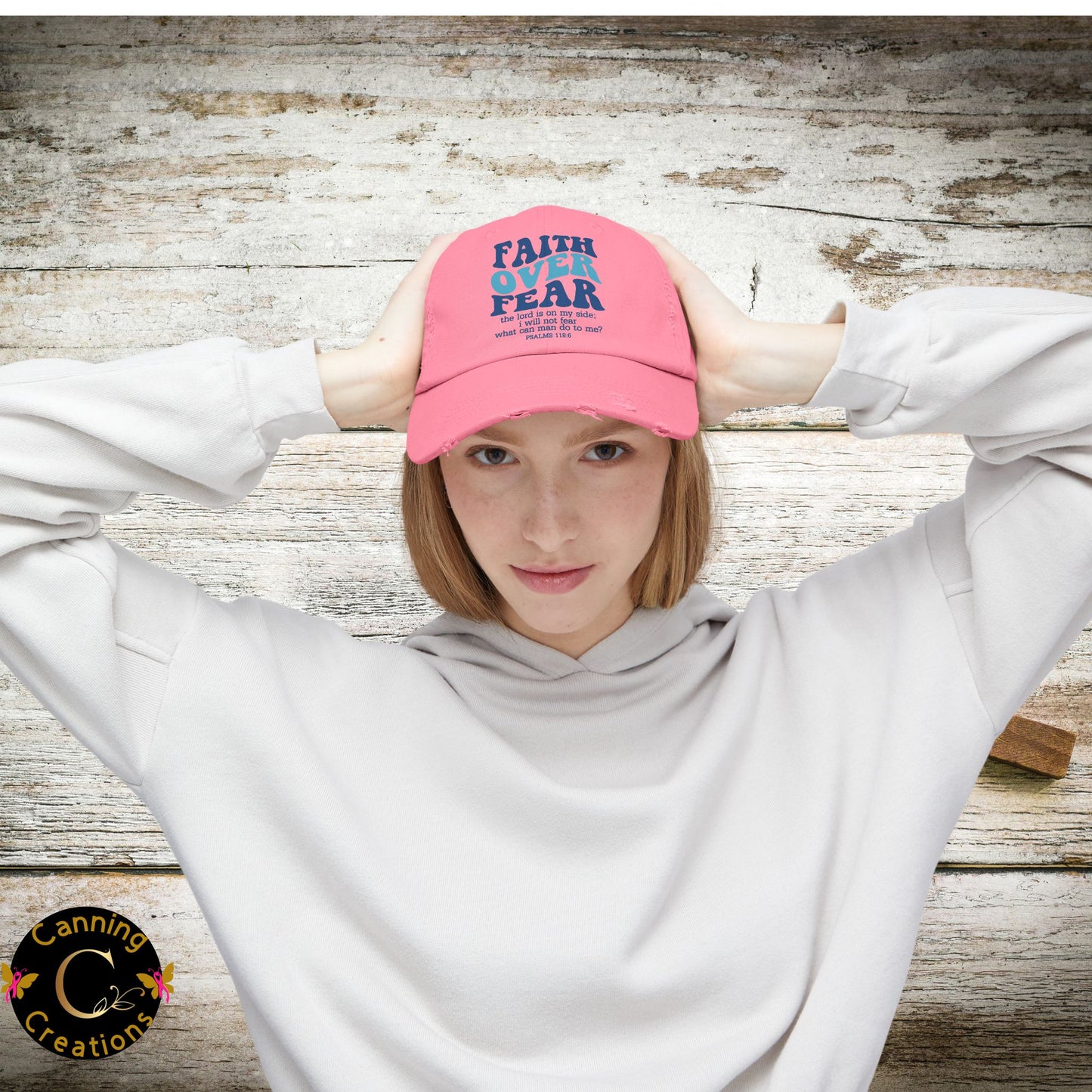 Distressed Cap - Faith over Fear