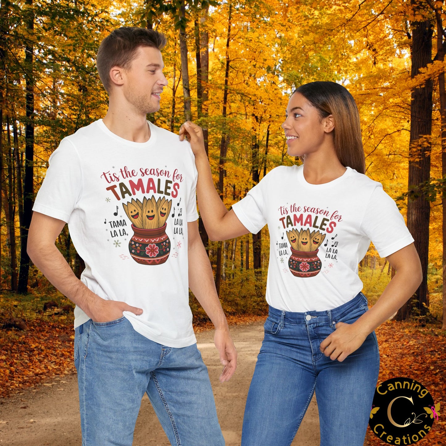 Tis the Season for Tamales: Unisex Jersey Short Sleeve Tee