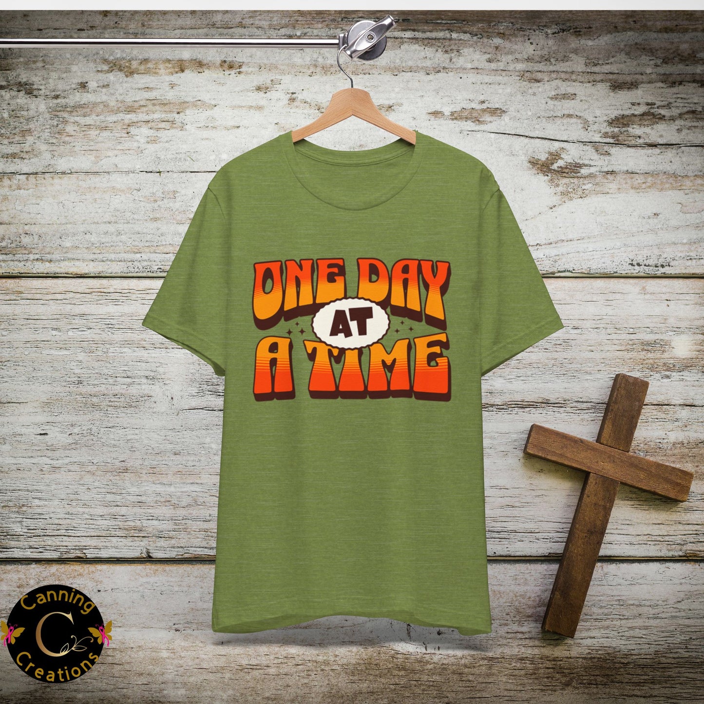 Motivational Unisex Tee - One Day at a Time Design