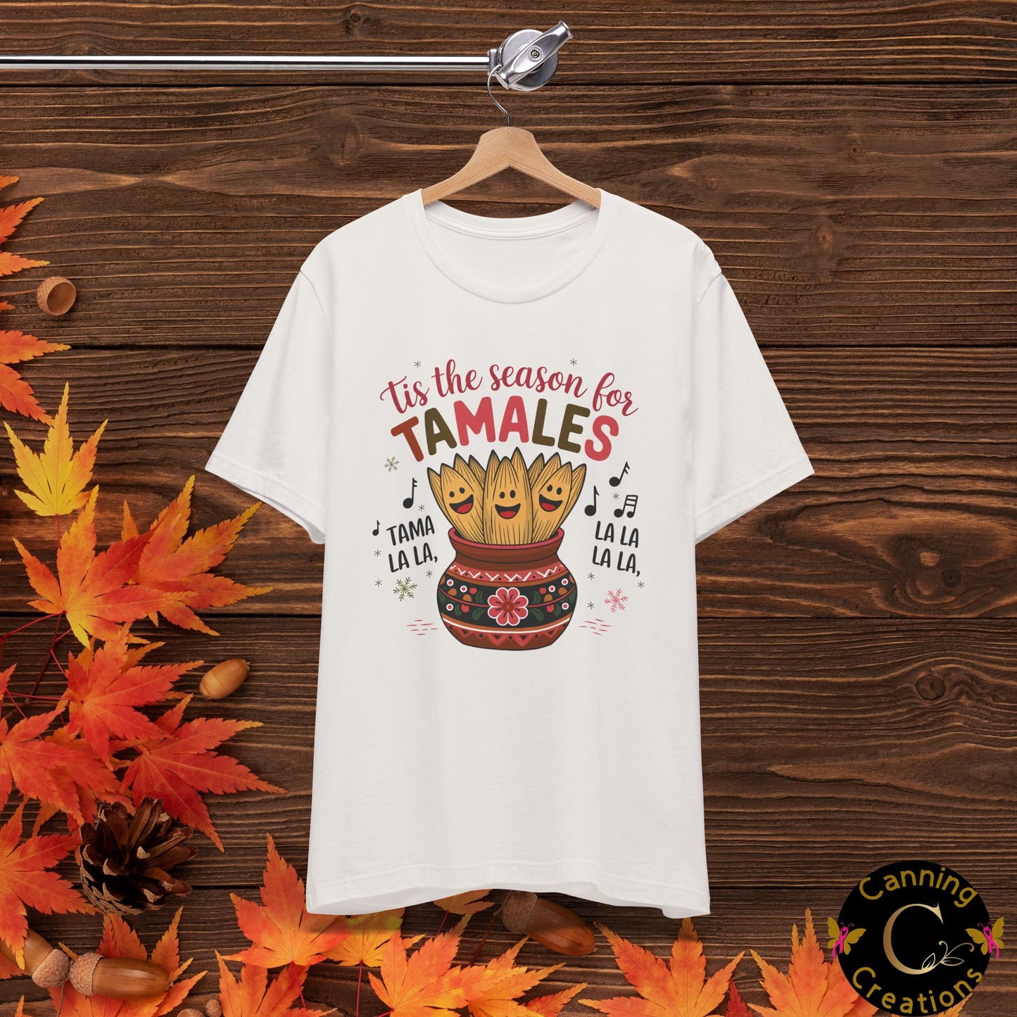 Tis the Season for Tamales: Unisex Jersey Short Sleeve Tee