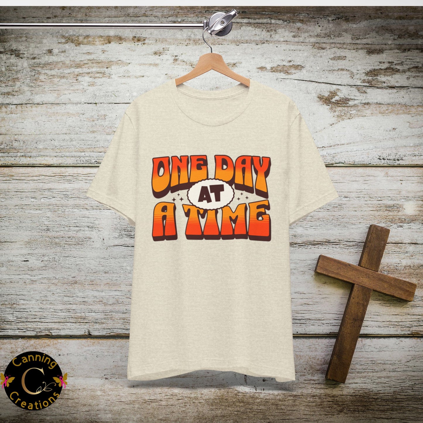 Motivational Unisex Tee - One Day at a Time Design