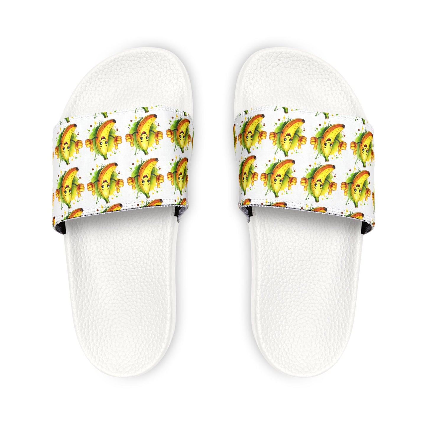 Youth Removable-Strap SandalsShoes - Fun & Sporty Footwear Banana with Thumbs up Design -