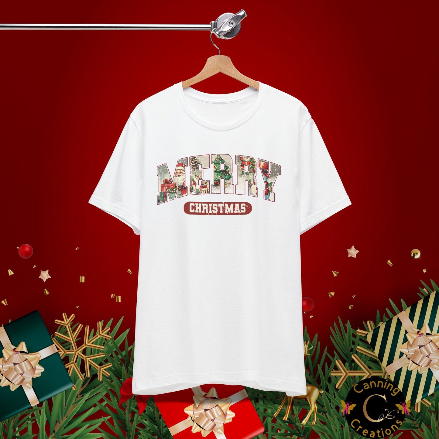 MERRY CHRISTMAS, Unisex Jersey Short Sleeve Tee