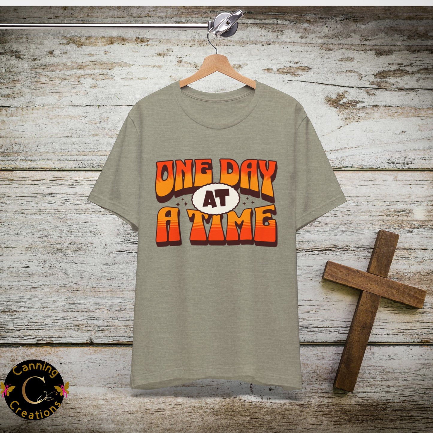 Motivational Unisex Tee - One Day at a Time Design