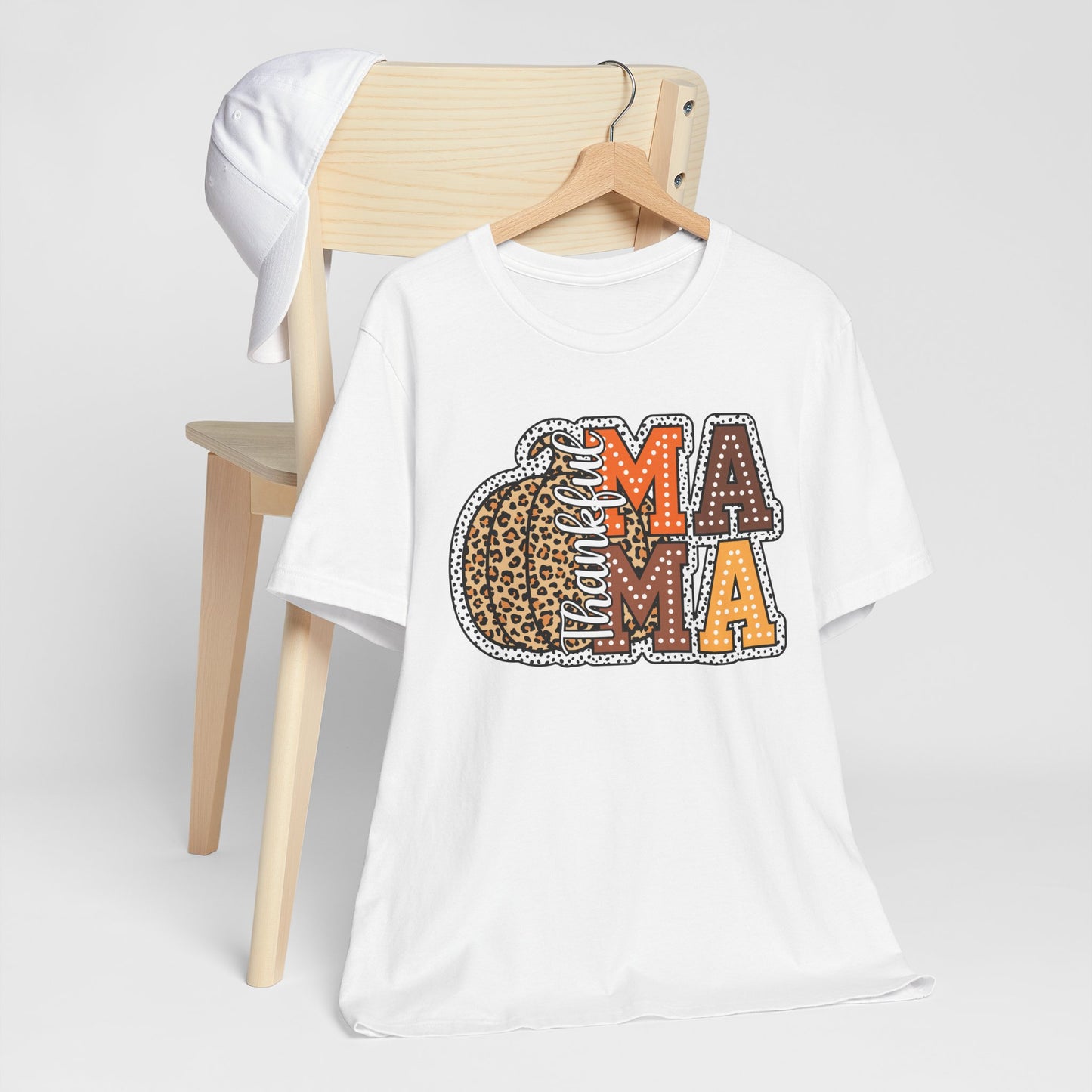Thankful Mama Thanksgiving , Unisex Jersey Short Sleeve Tee