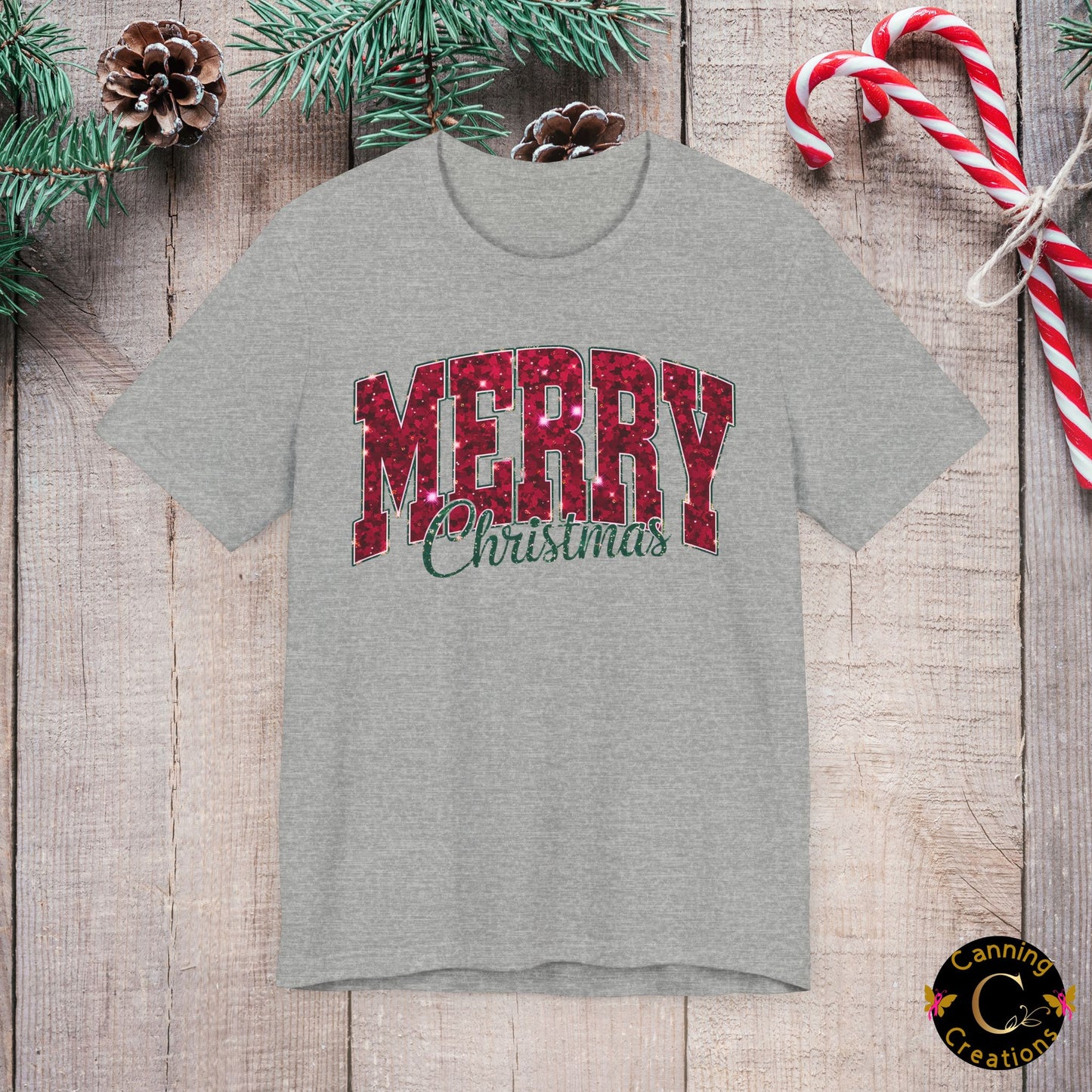 MERRY CHRISTMAS, Unisex Jersey Short Sleeve Tee