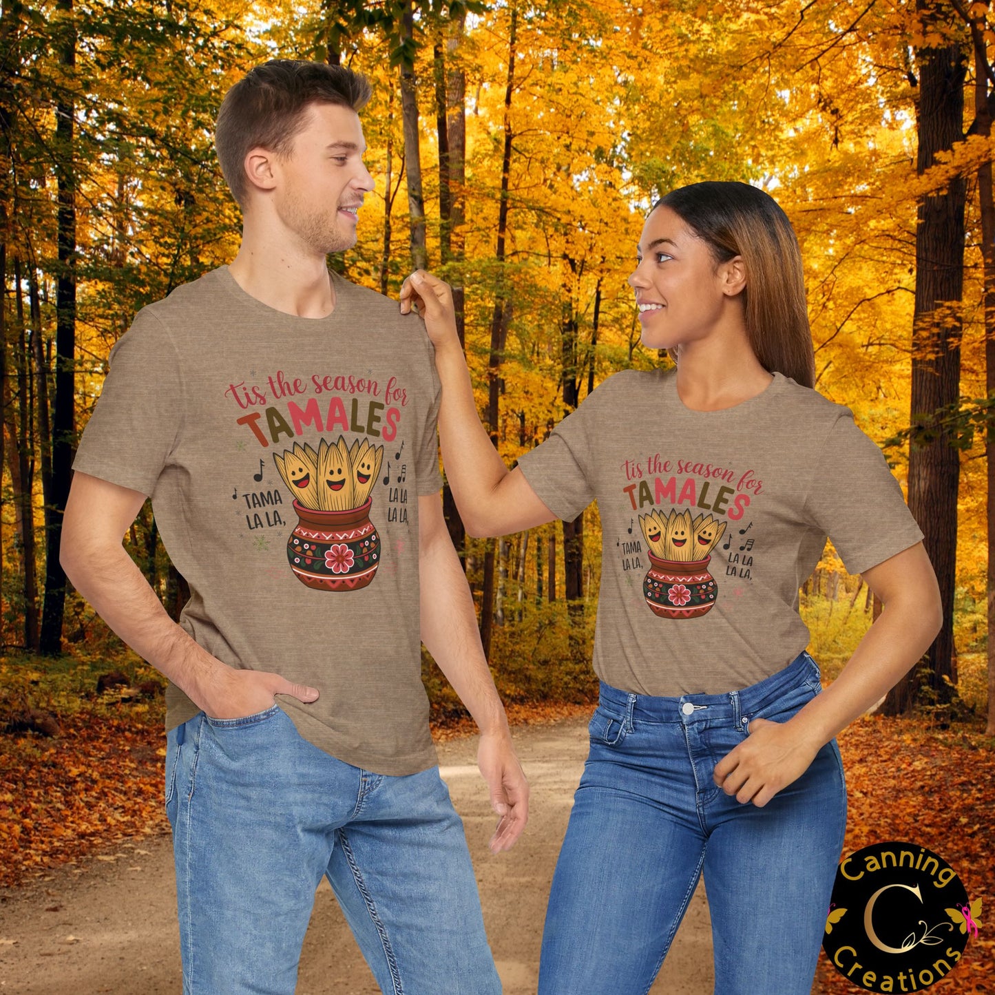 Tis the Season for Tamales: Unisex Jersey Short Sleeve Tee