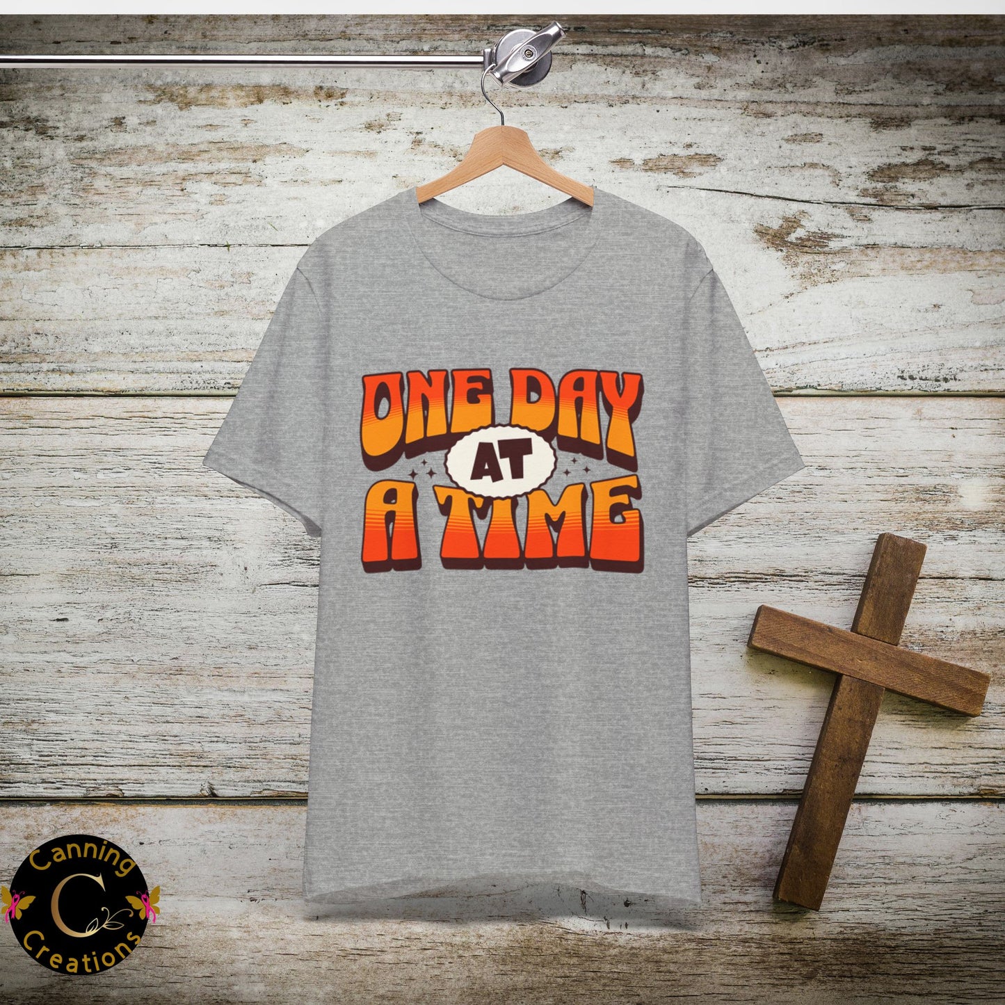 Motivational Unisex Tee - One Day at a Time Design