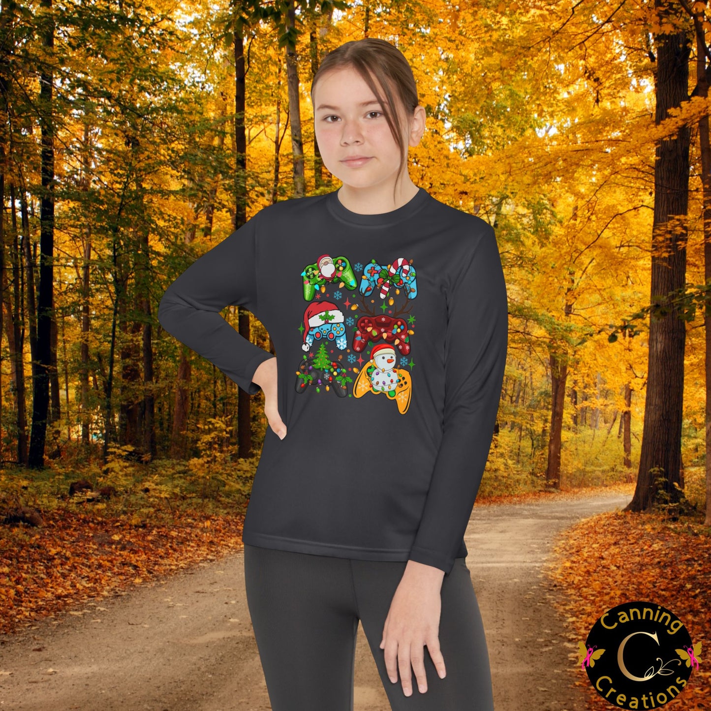 Holiday Remote Control: Youth Long Sleeve Competitor Tee