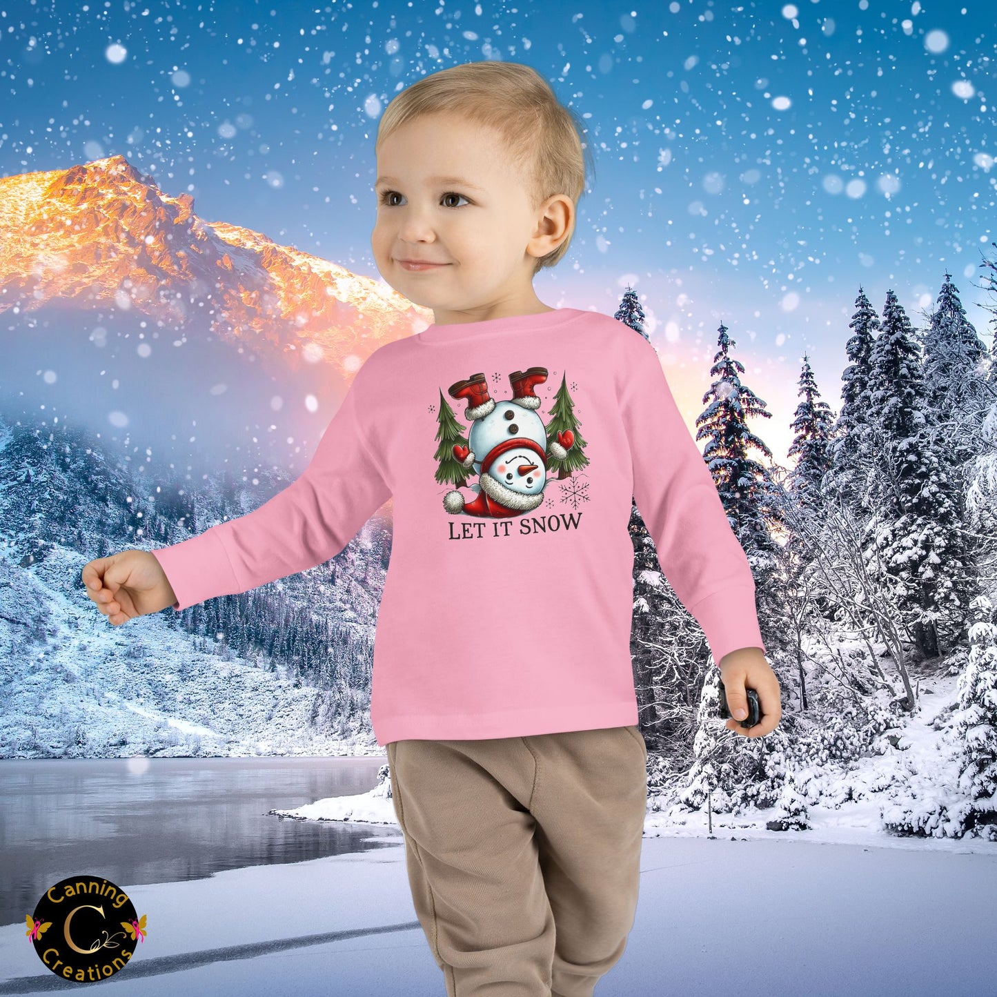 Let it Snow: Toddler Long Sleeve Tee