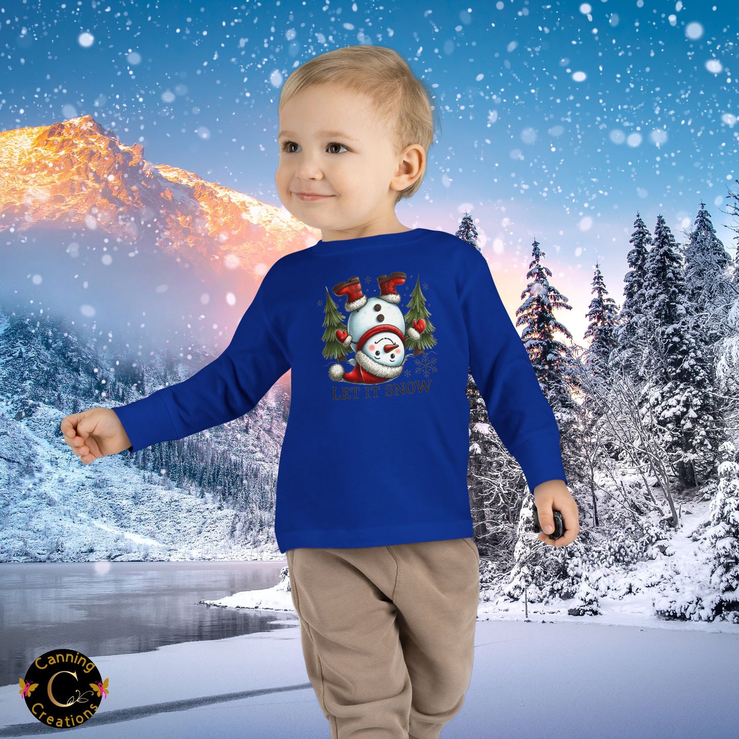 Let it Snow: Toddler Long Sleeve Tee
