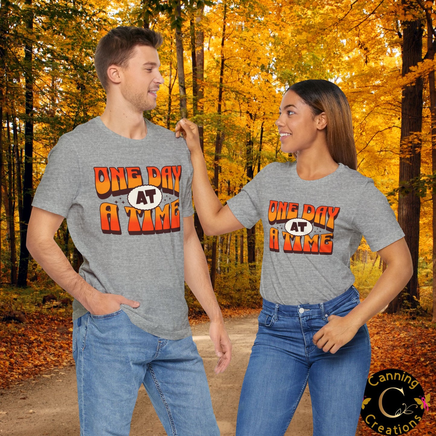 Motivational Unisex Tee - One Day at a Time Design