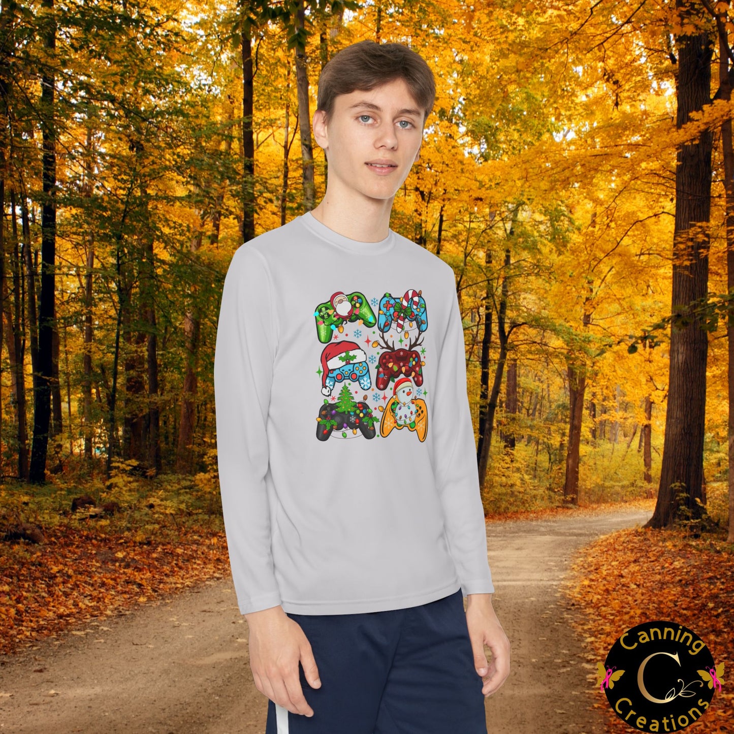 Holiday Remote Control: Youth Long Sleeve Competitor Tee