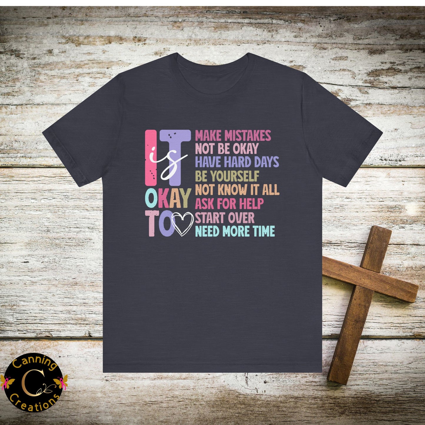 IT IS OK TO: Unisex Jersey Short Sleeve Tee