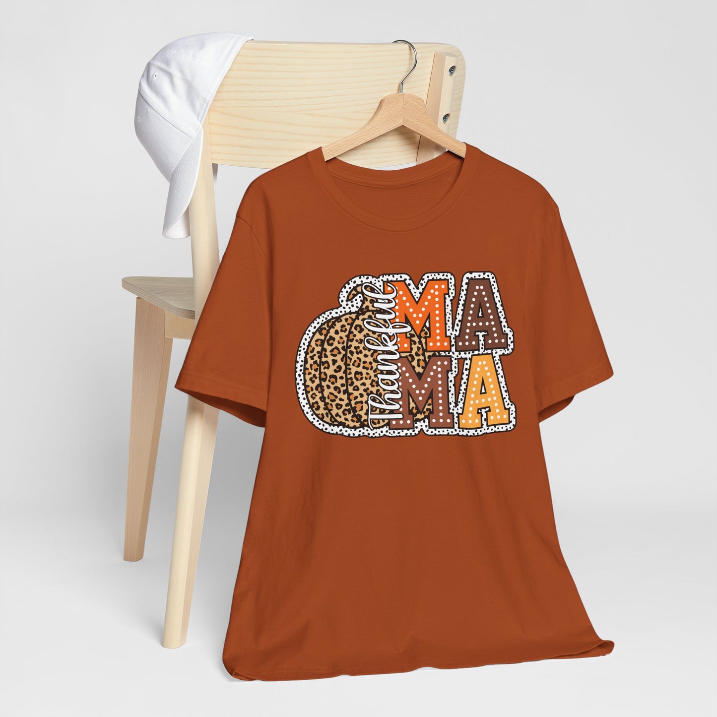 Thankful Mama Thanksgiving , Unisex Jersey Short Sleeve Tee
