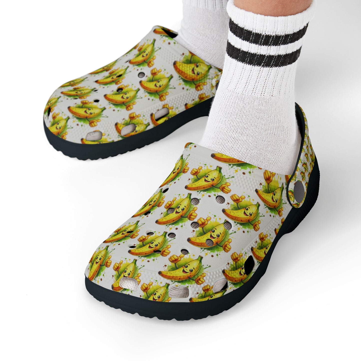 Kid's Clogs - Fun & Sporty Banana Thumbs Up Footwear