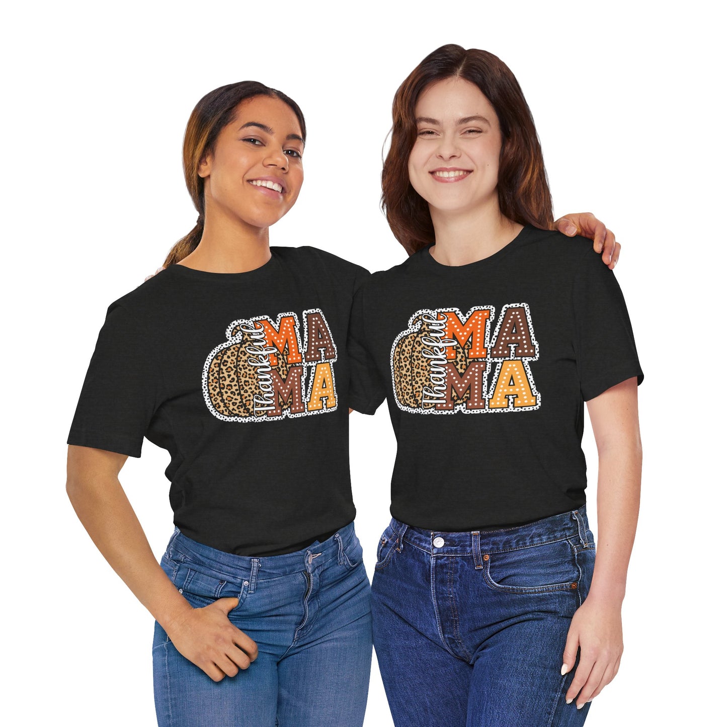 Thankful Mama Thanksgiving , Unisex Jersey Short Sleeve Tee