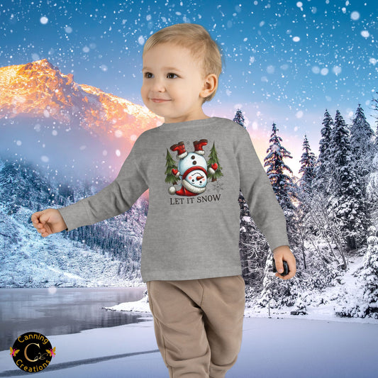 Let it Snow: Toddler Long Sleeve Tee