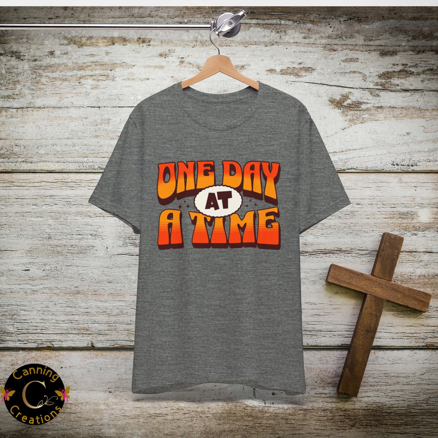 Motivational Unisex Tee - One Day at a Time Design