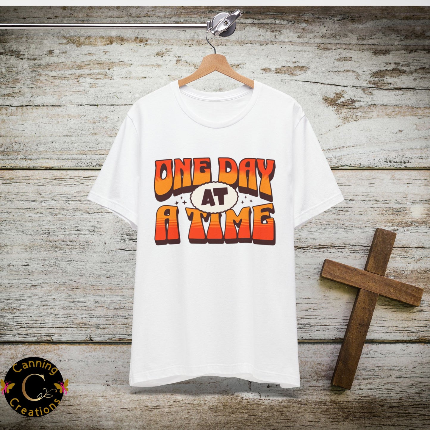 Motivational Unisex Tee - One Day at a Time Design