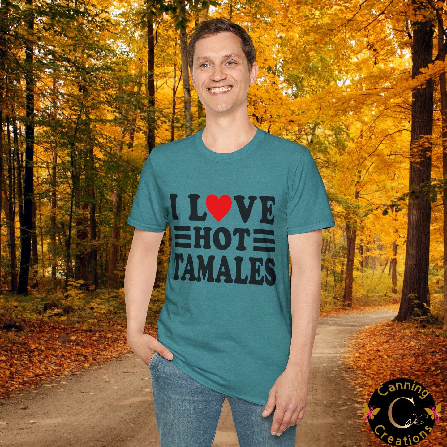 I Love Hot Tamales: Unisex Softstyle T-Shirt