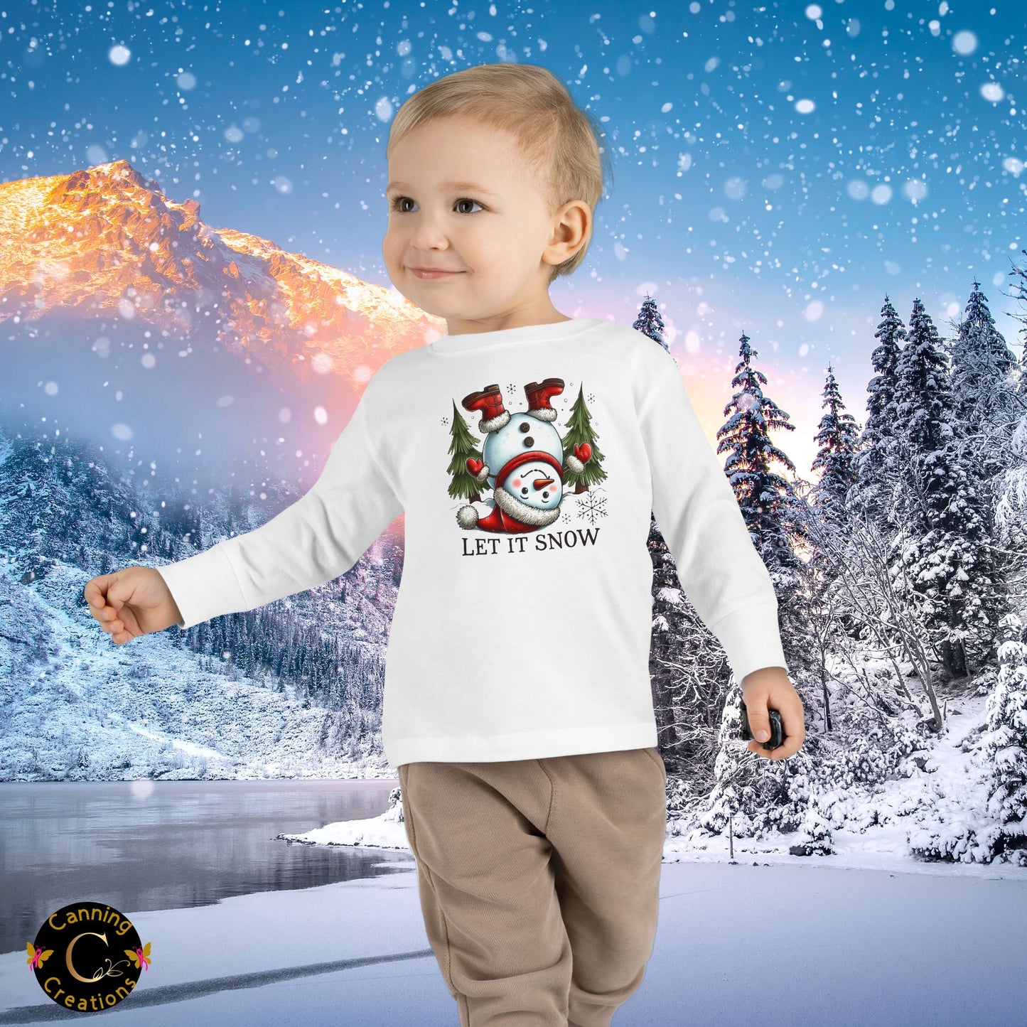Let it Snow: Toddler Long Sleeve Tee
