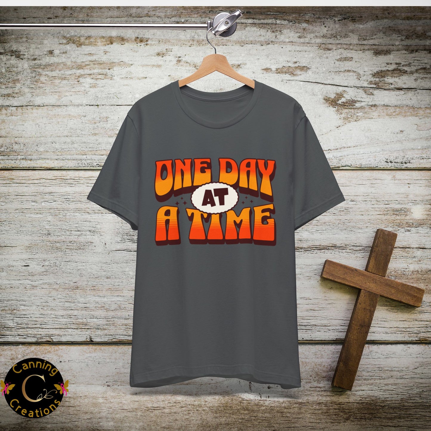 Motivational Unisex Tee - One Day at a Time Design