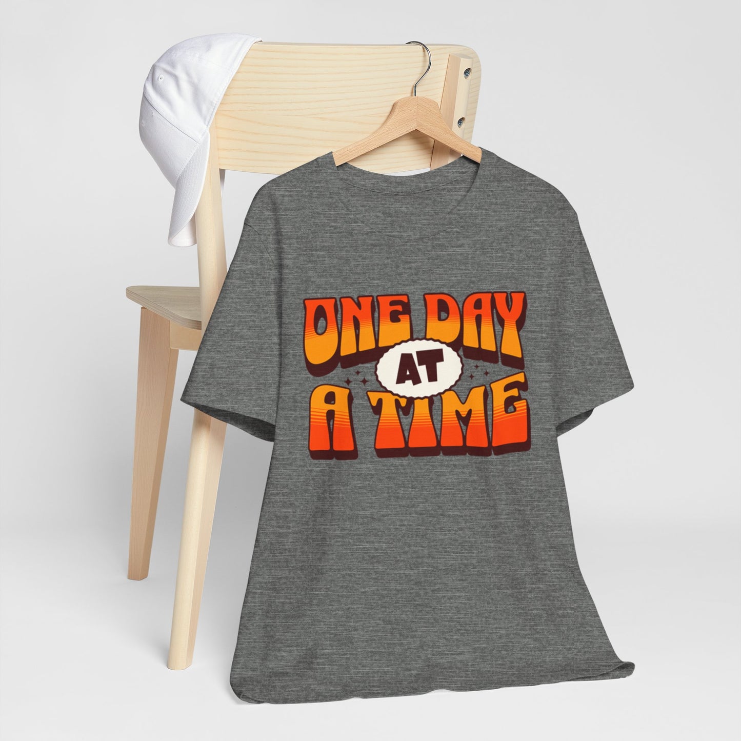 Motivational Unisex Tee - One Day at a Time Design