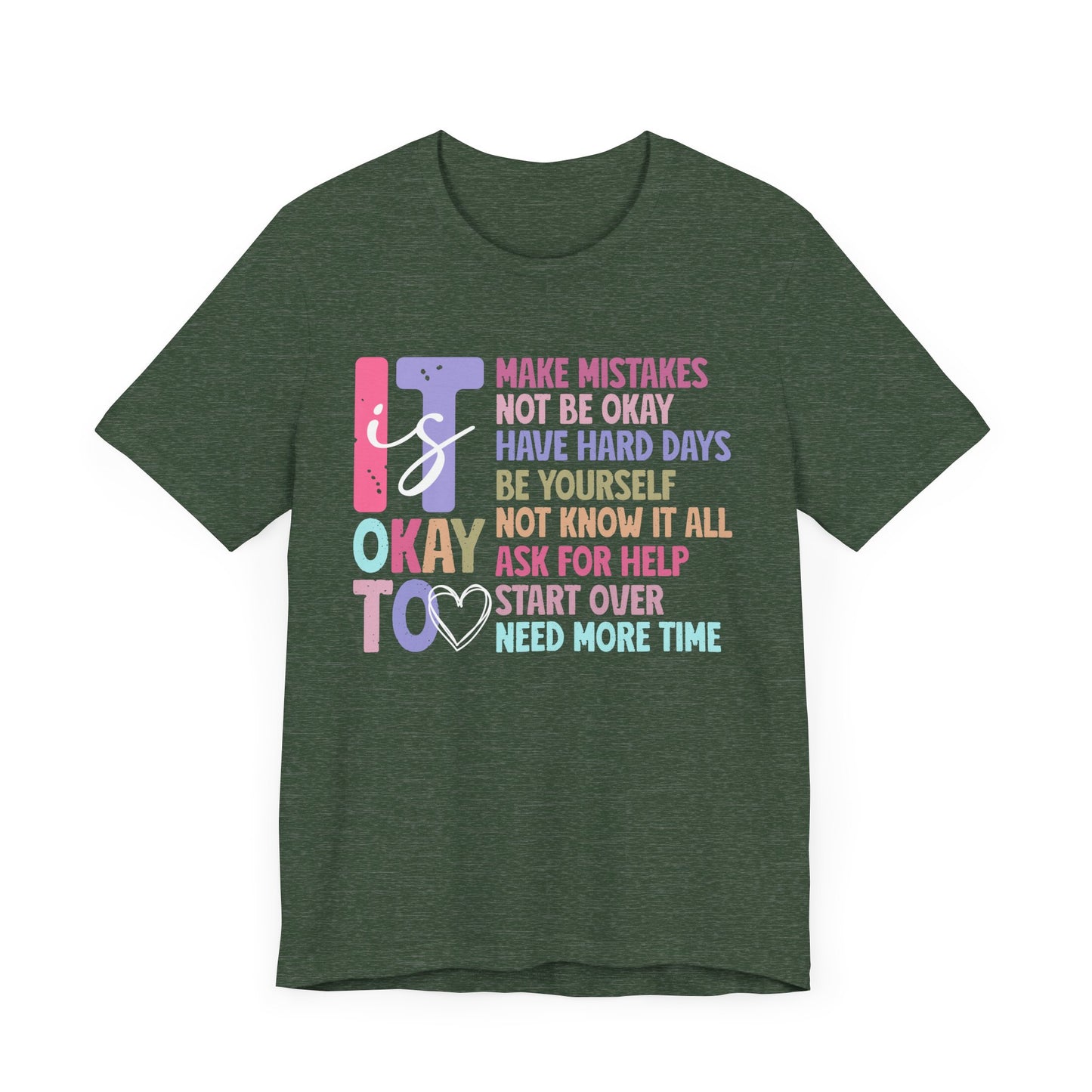 IT IS OK TO: Unisex Jersey Short Sleeve Tee