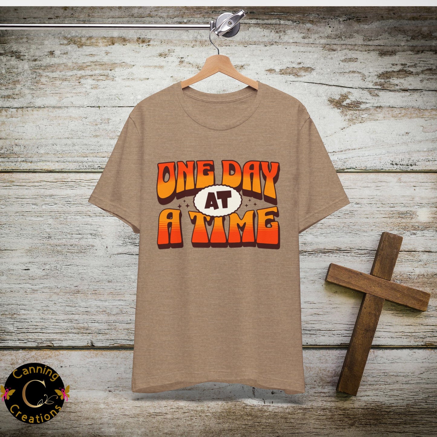 Motivational Unisex Tee - One Day at a Time Design