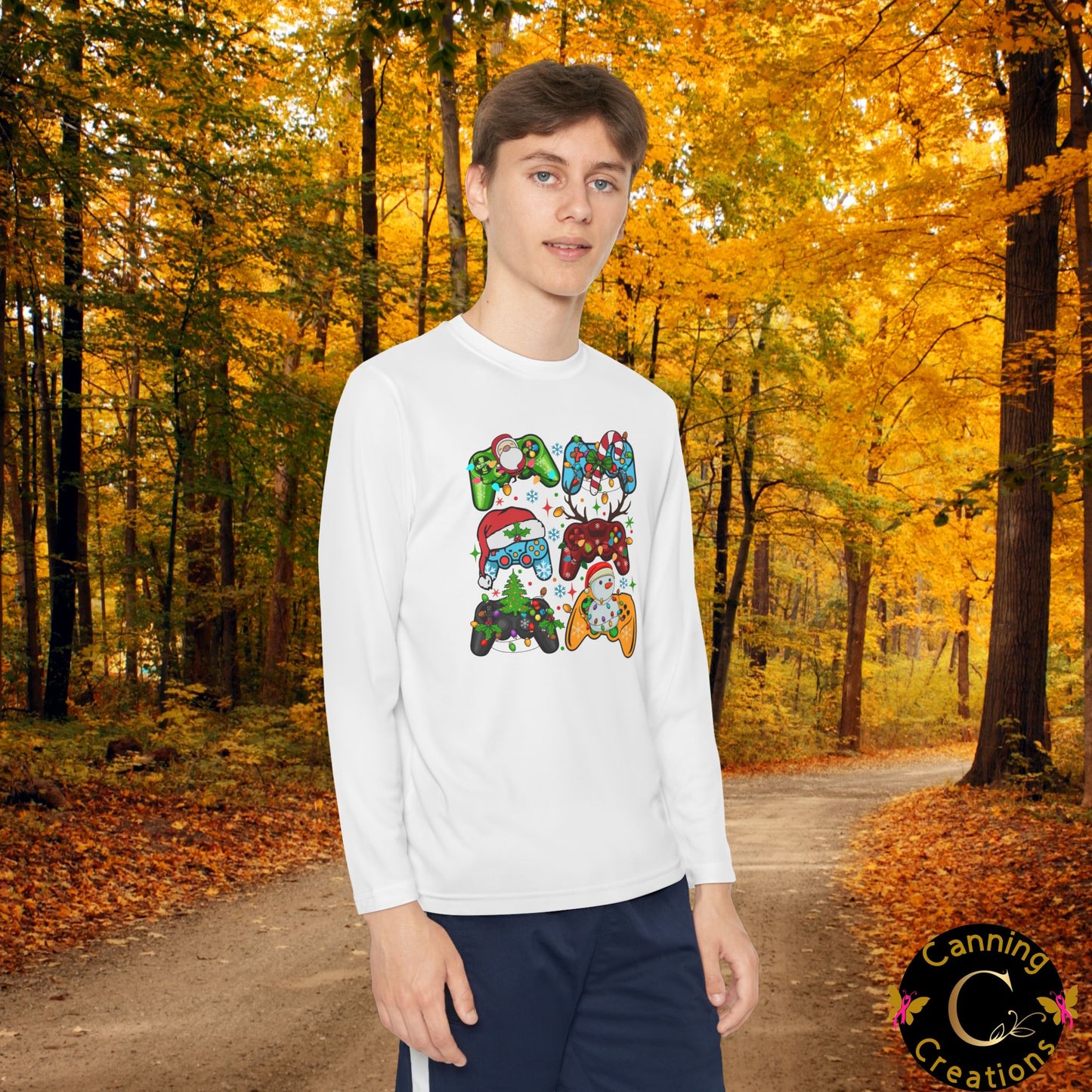 Holiday Remote Control: Youth Long Sleeve Competitor Tee