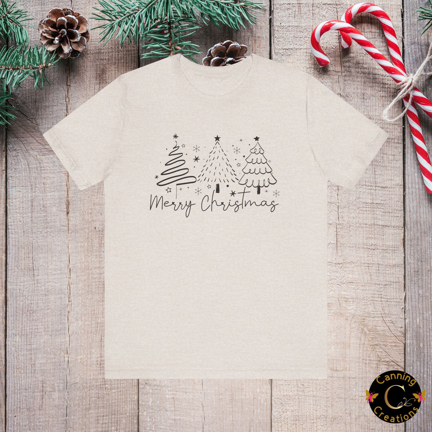 Merry Christmas: Unisex Jersey Short Sleeve Tee