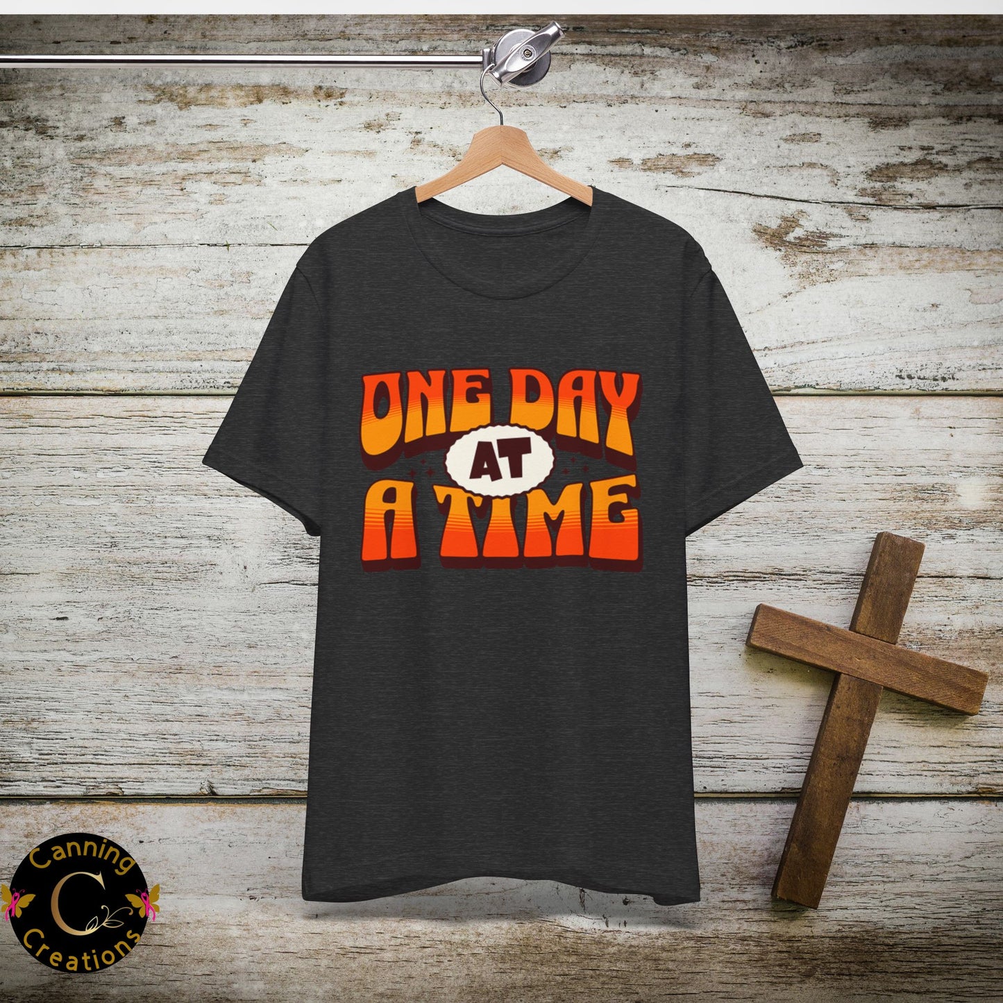 Motivational Unisex Tee - One Day at a Time Design
