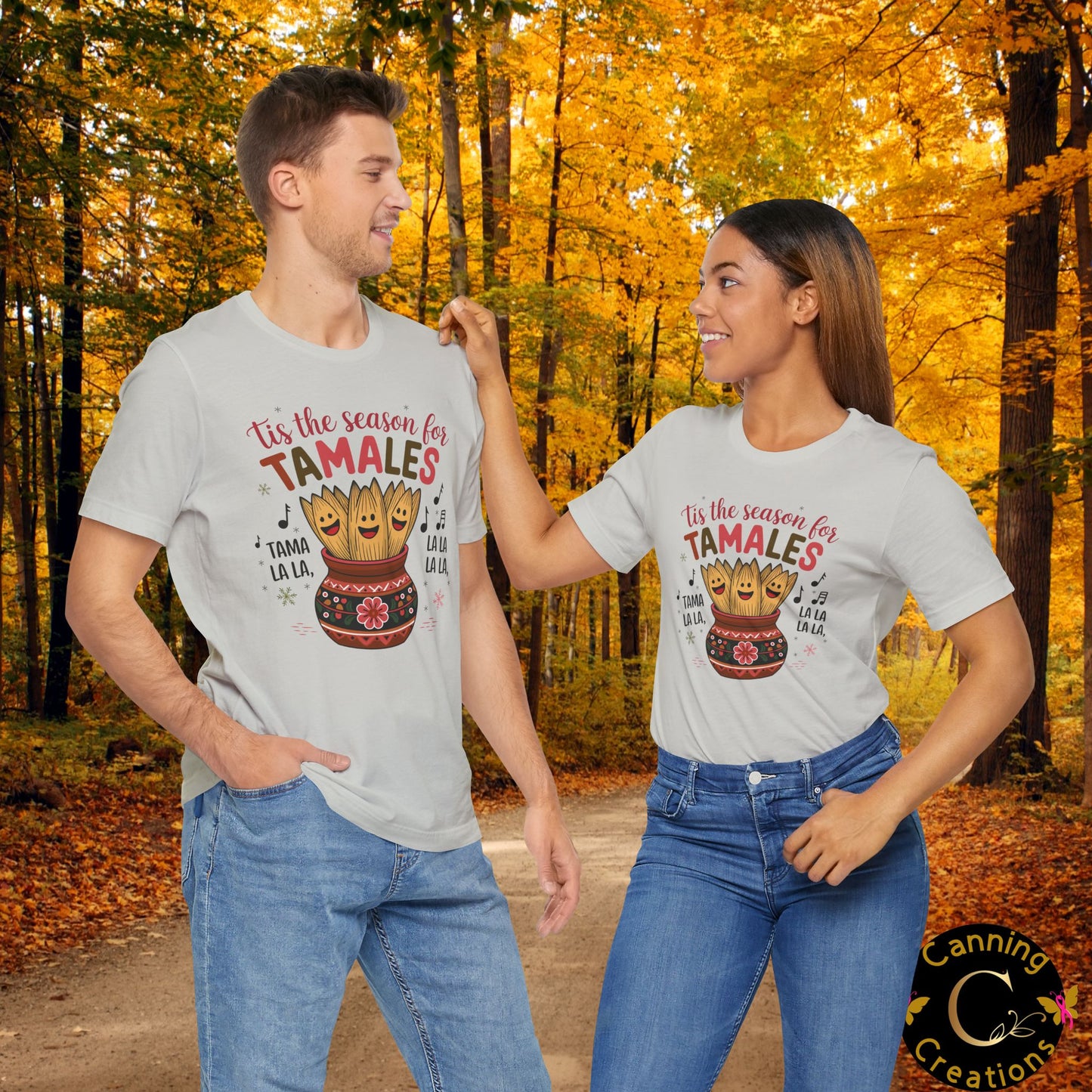 Tis the Season for Tamales: Unisex Jersey Short Sleeve Tee