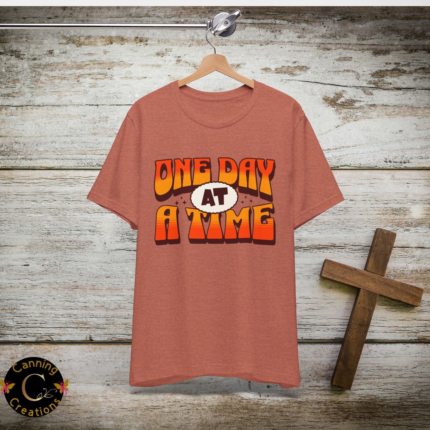 Motivational Unisex Tee - One Day at a Time Design