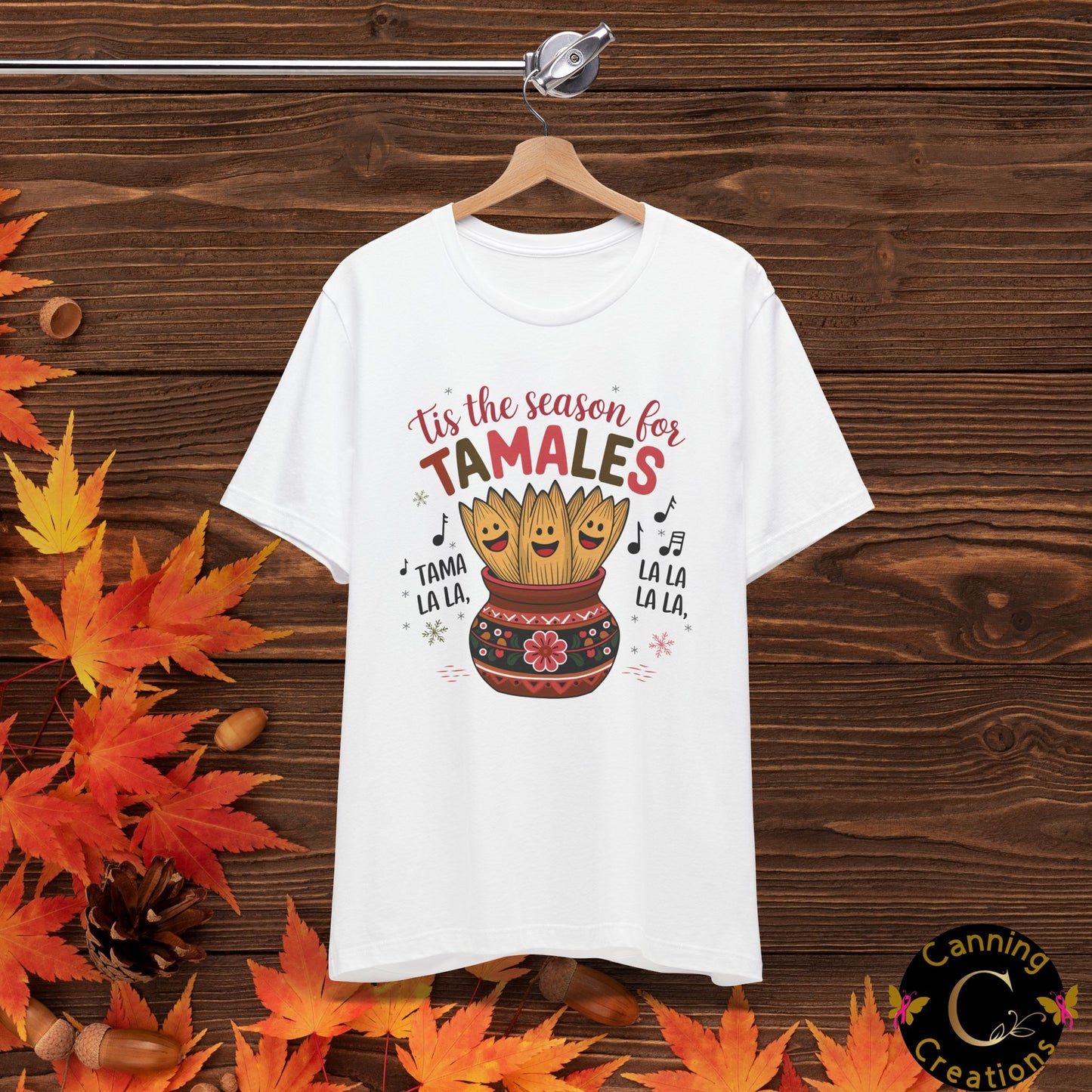 Tis the Season for Tamales: Unisex Jersey Short Sleeve Tee