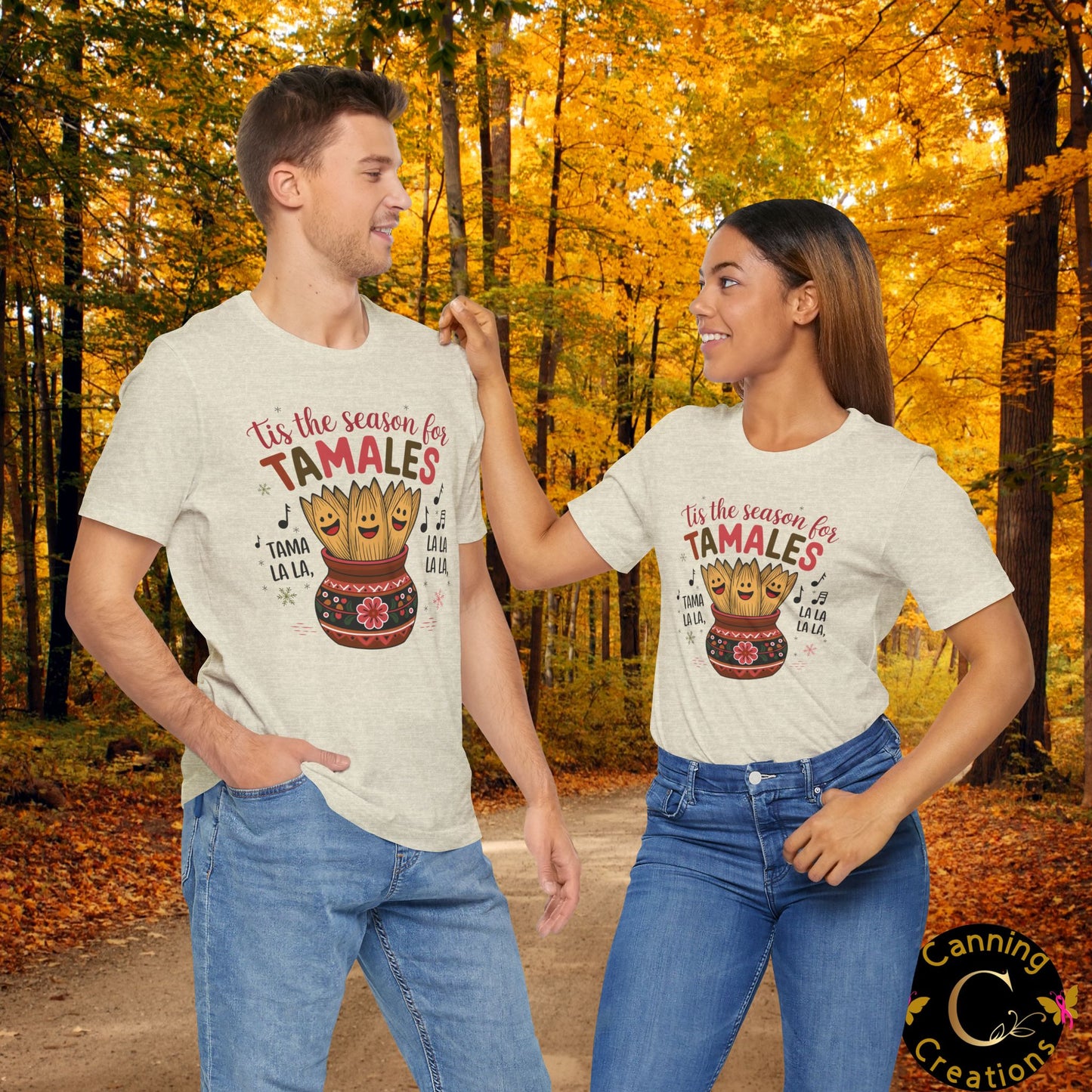 Tis the Season for Tamales: Unisex Jersey Short Sleeve Tee