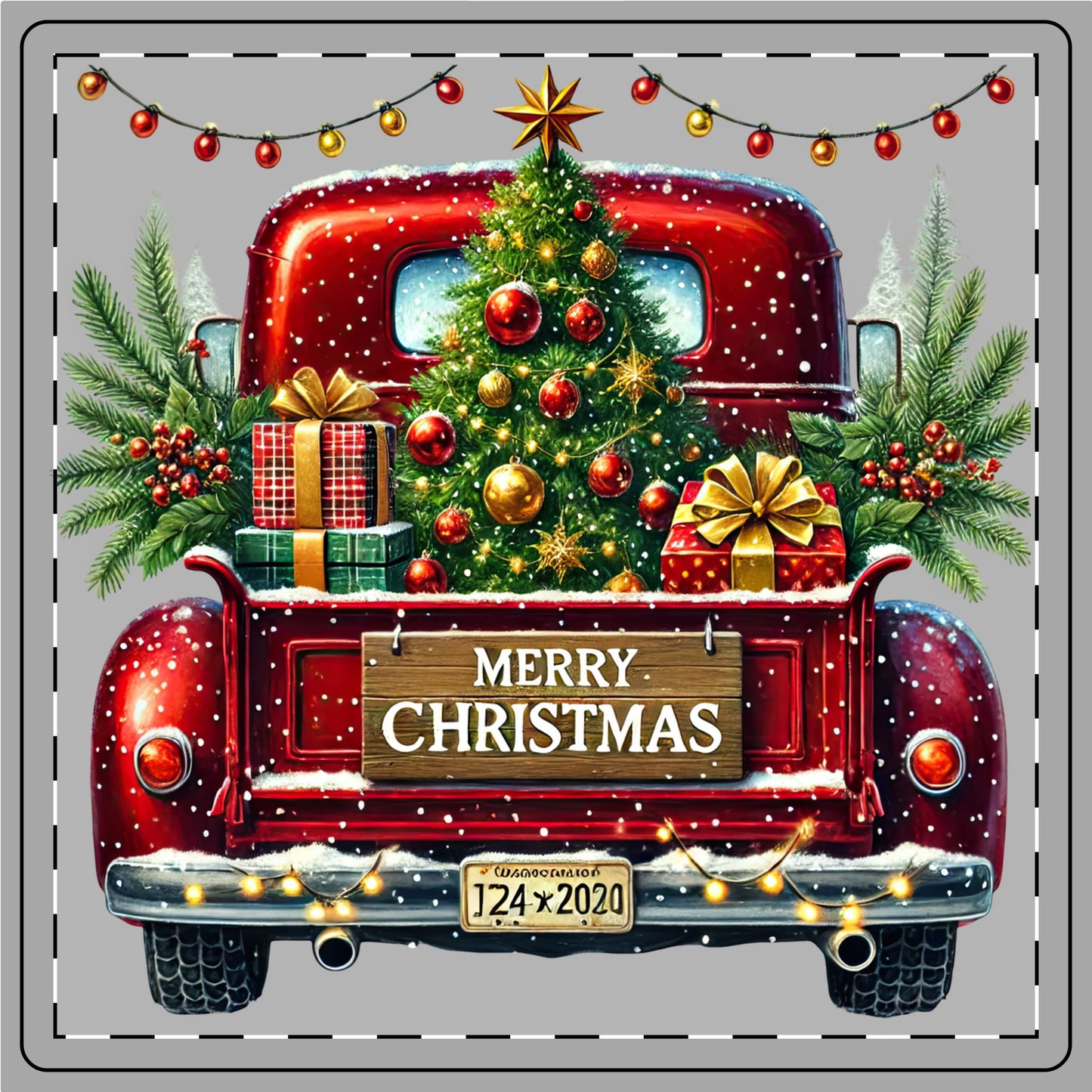 Christmas Pick Up Ceramic Coasters