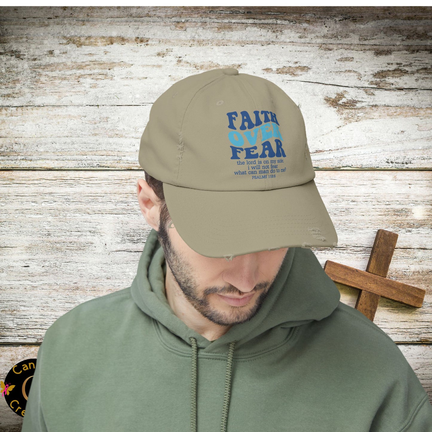 Distressed Cap - Faith over Fear
